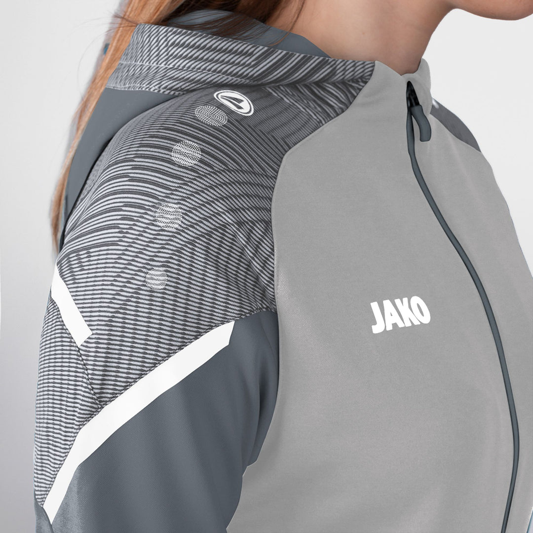Jako Kapuzenjacke Performance - soft grey/steingrau