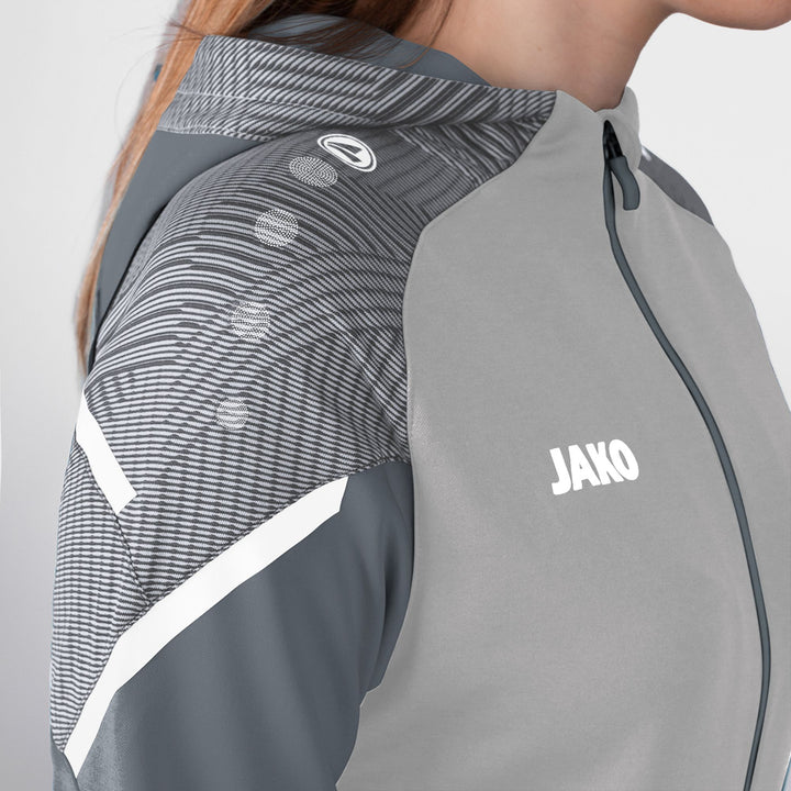 Jako Kapuzenjacke Performance - soft grey/steingrau
