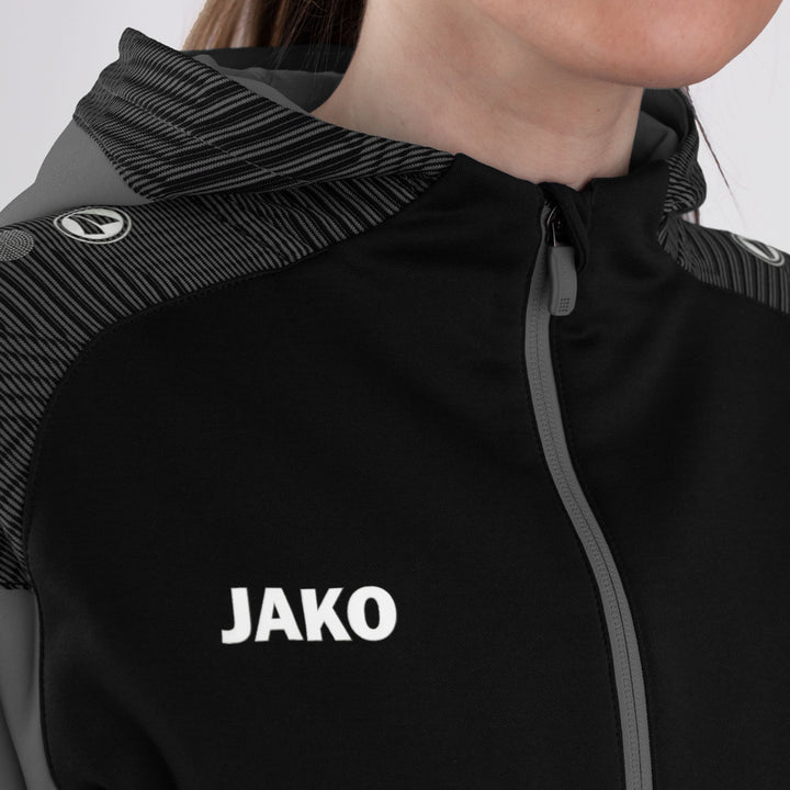 Jako Kapuzenjacke Performance - schwarz/anthra light
