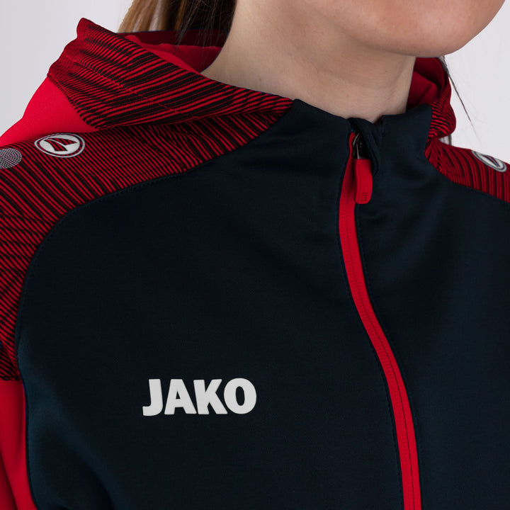 Jako Kapuzenjacke Performance - marine/rot