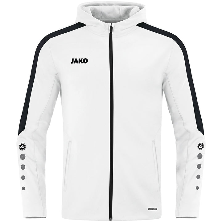 Jako Kapuzenjacke Power - weiß