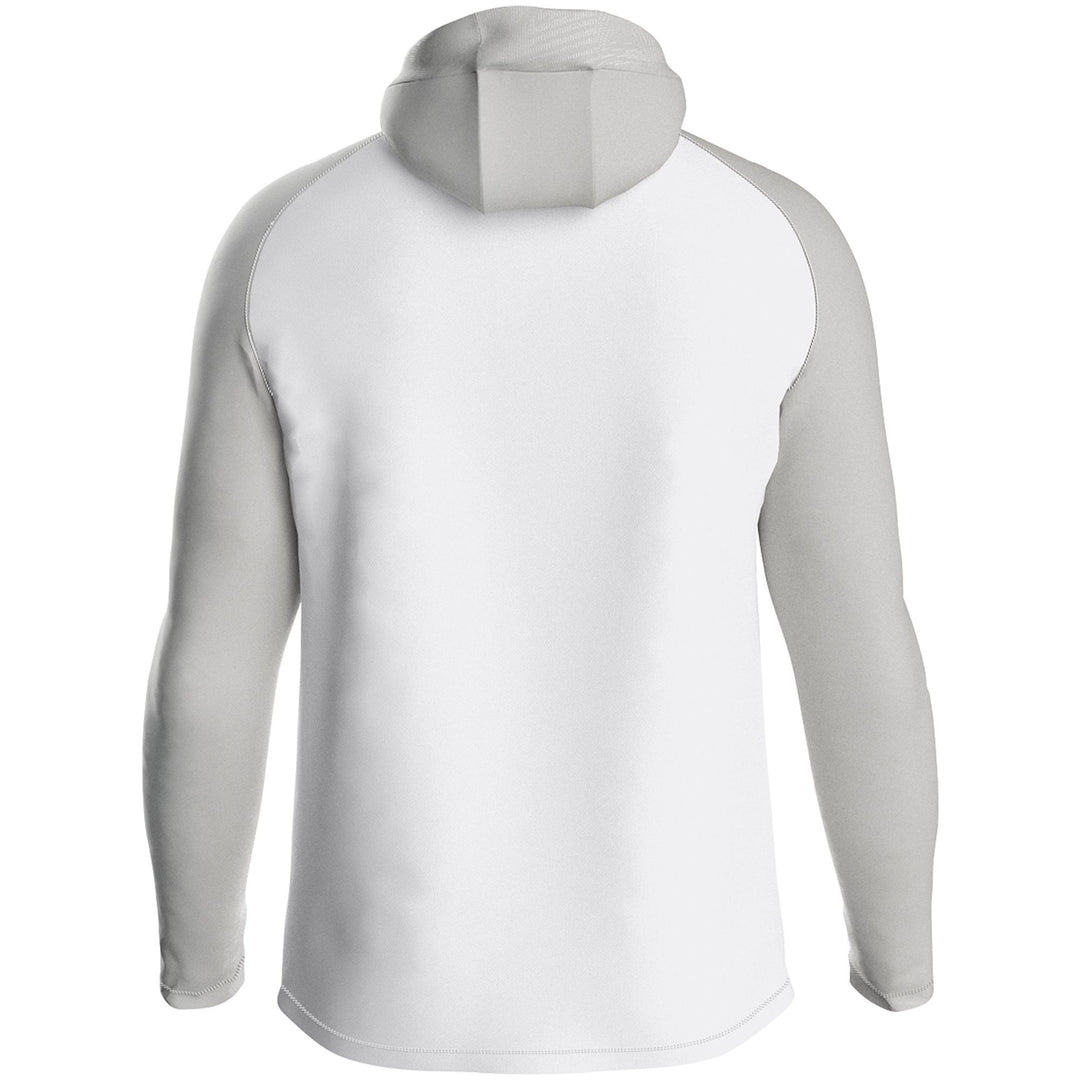 Jako Kapuzenjacke Iconic - weiß/soft grey/anthra light