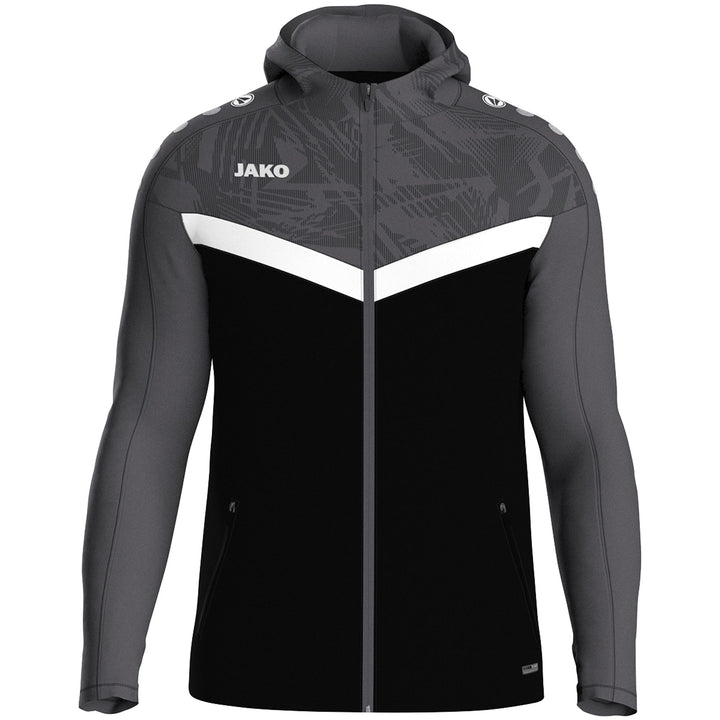 Jako Kapuzenjacke Iconic - schwarz/anthrazit