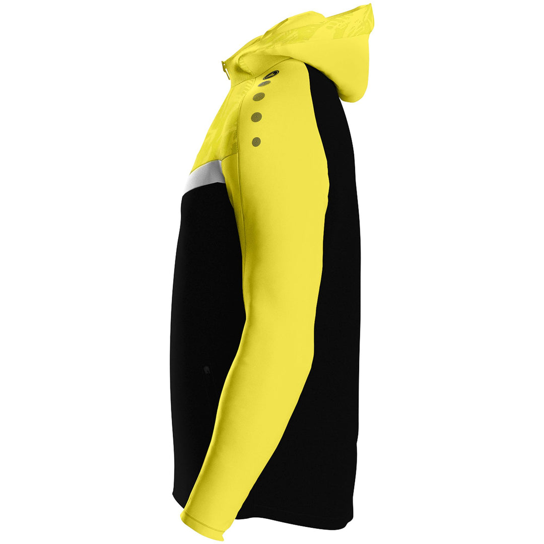 Jako Kapuzenjacke Iconic - schwarz/soft yellow