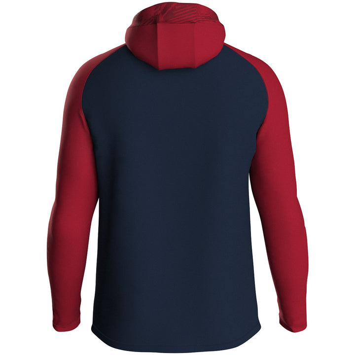 Jako Kapuzenjacke Iconic - marine/chili rot