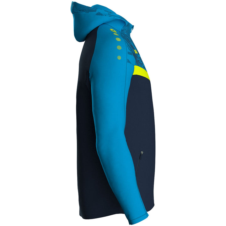Jako Kapuzenjacke Iconic - marine/jako blau/neongelb