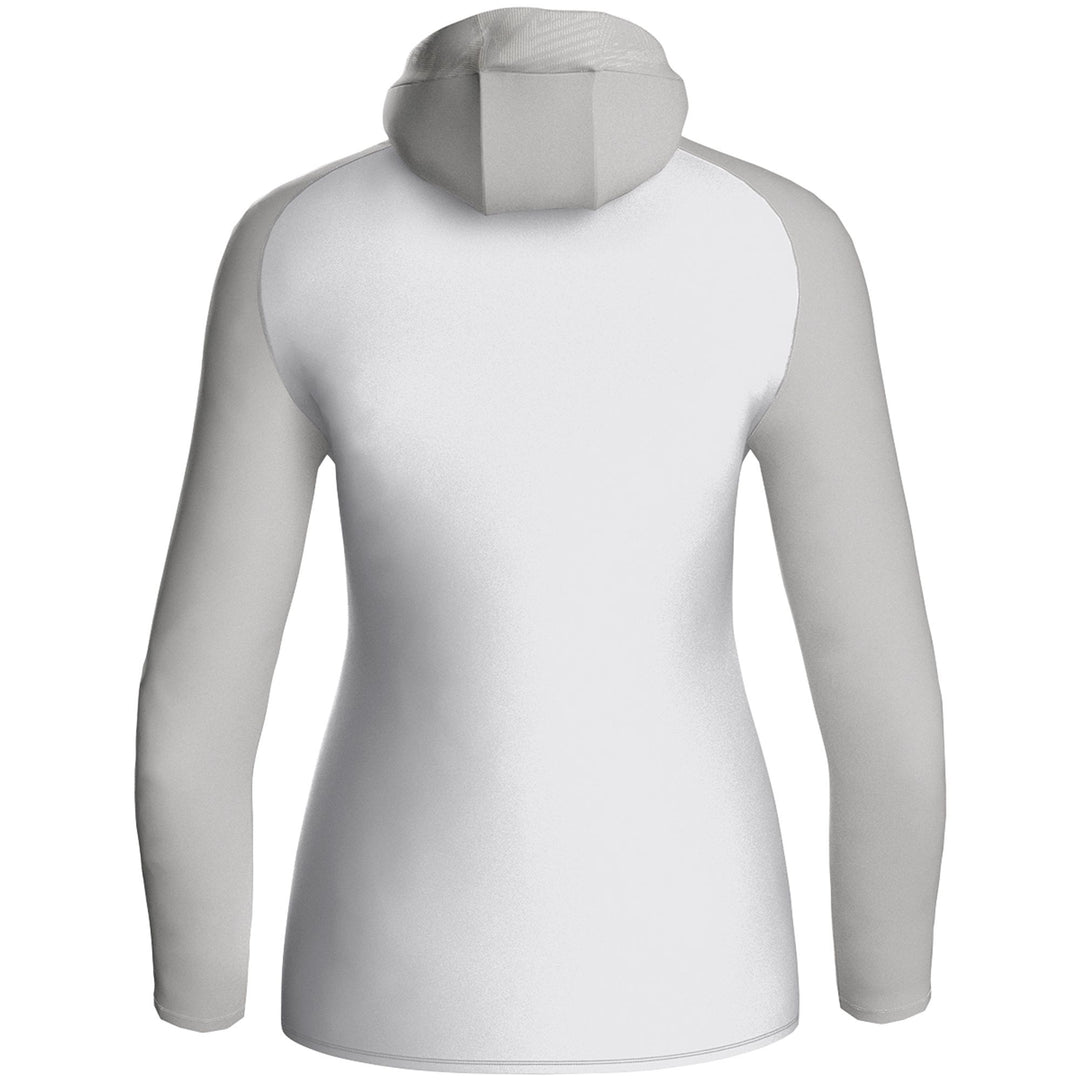 Jako Kapuzenjacke Iconic - weiß/soft grey/anthra light