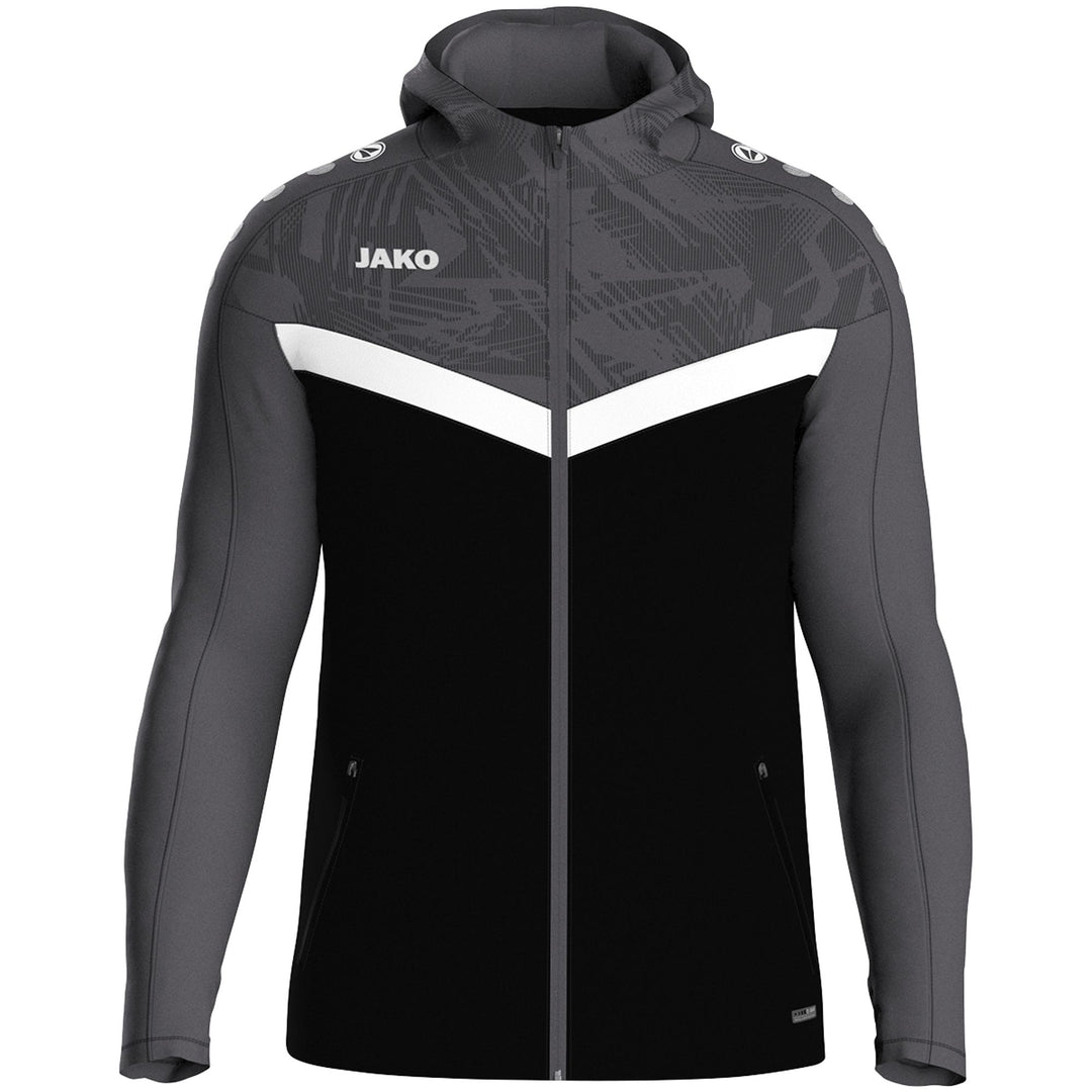 Jako Kapuzenjacke Iconic - schwarz/anthrazit