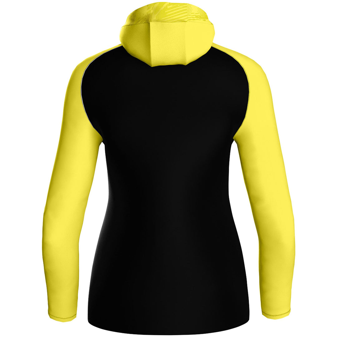 Jako Kapuzenjacke Iconic - schwarz/soft yellow