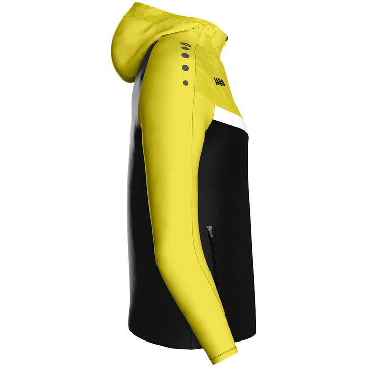 Jako Kapuzenjacke Iconic - schwarz/soft yellow