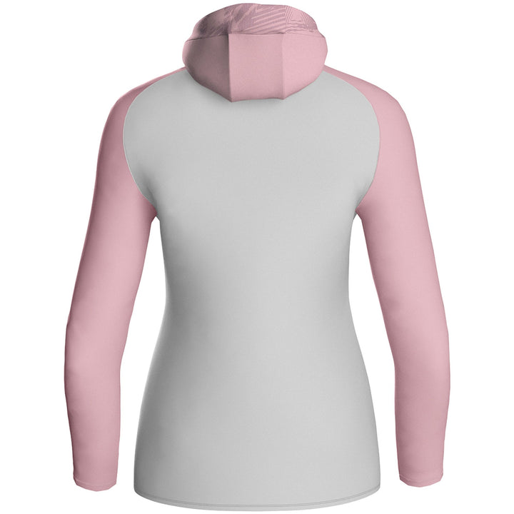 Jako Kapuzenjacke Iconic - soft grey/dusky pink/anthra light