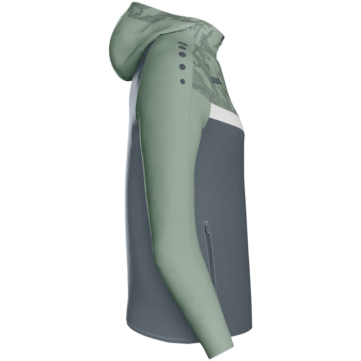 Jako Kapuzenjacke Iconic - anthra light/mintgrün/soft grey