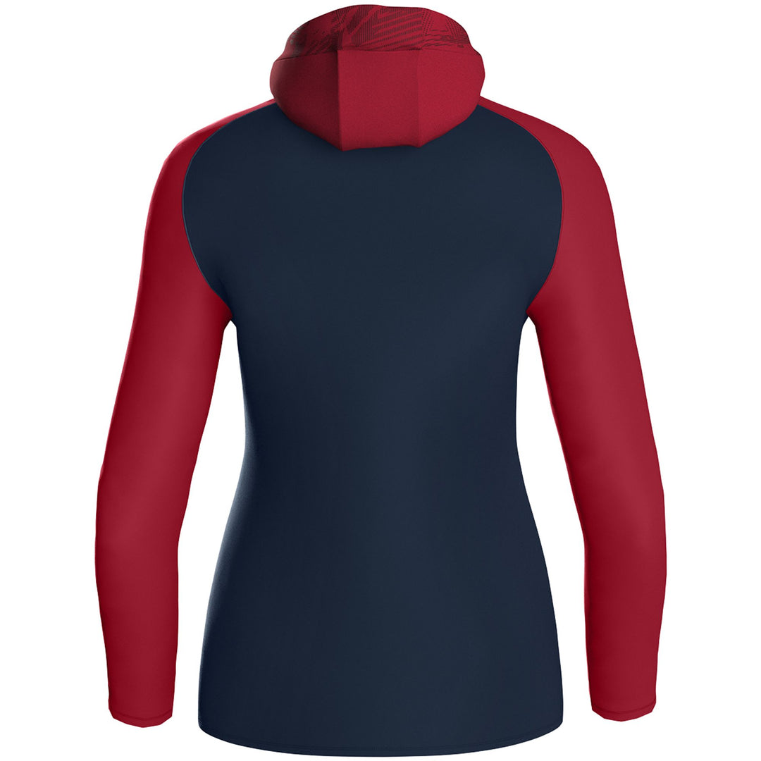 Jako Kapuzenjacke Iconic - marine/chili rot