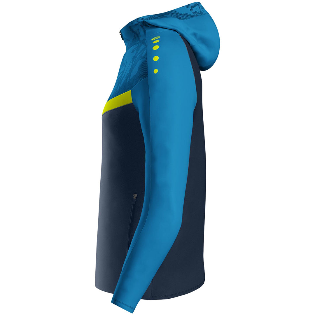 Jako Kapuzenjacke Iconic - marine/jako blau/neongelb
