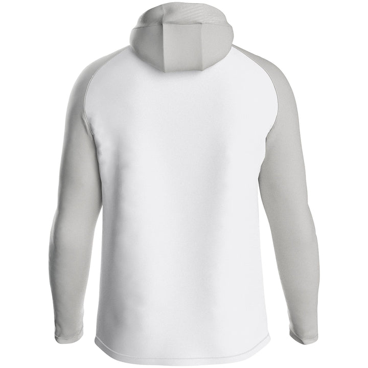 Jako Kapuzenjacke Iconic - weiß/soft grey/anthra light