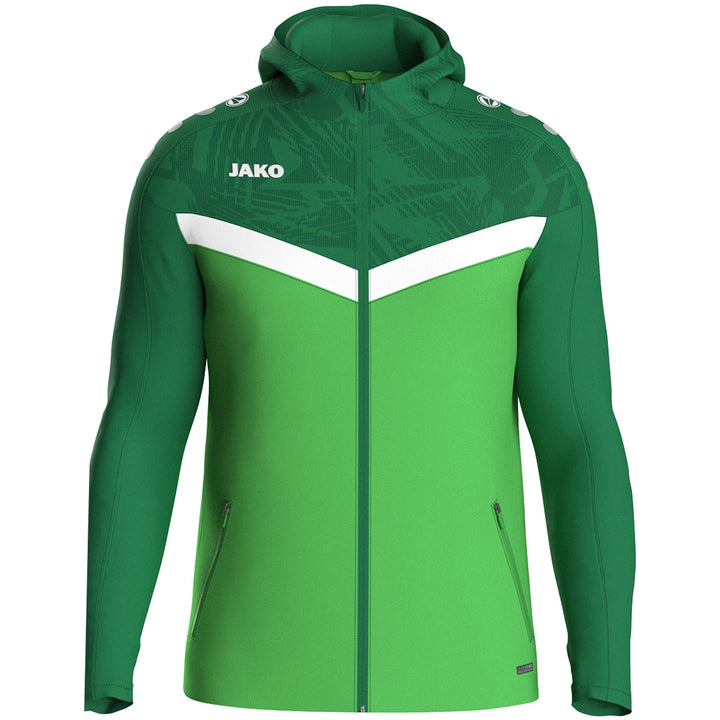 Jako Kapuzenjacke Iconic - soft green/sportgrün