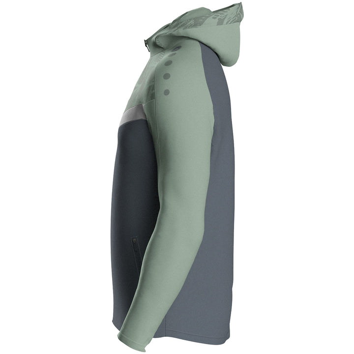 Jako Kapuzenjacke Iconic - anthra light/mintgrün/soft grey
