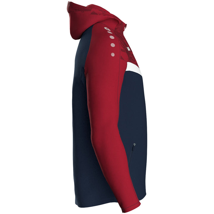 Jako Kapuzenjacke Iconic - marine/chili rot