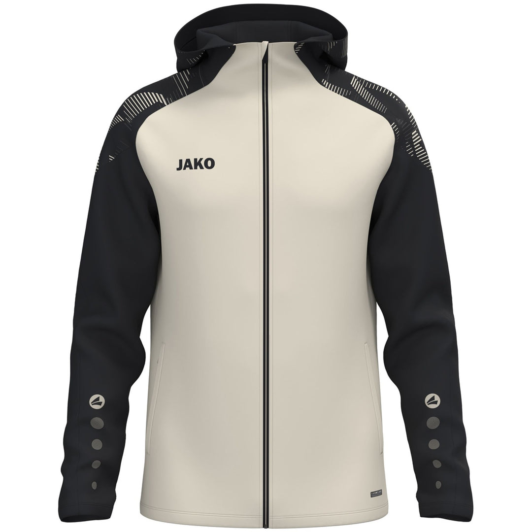 Jako Kapuzenjacke Sonic - off white/schwarz