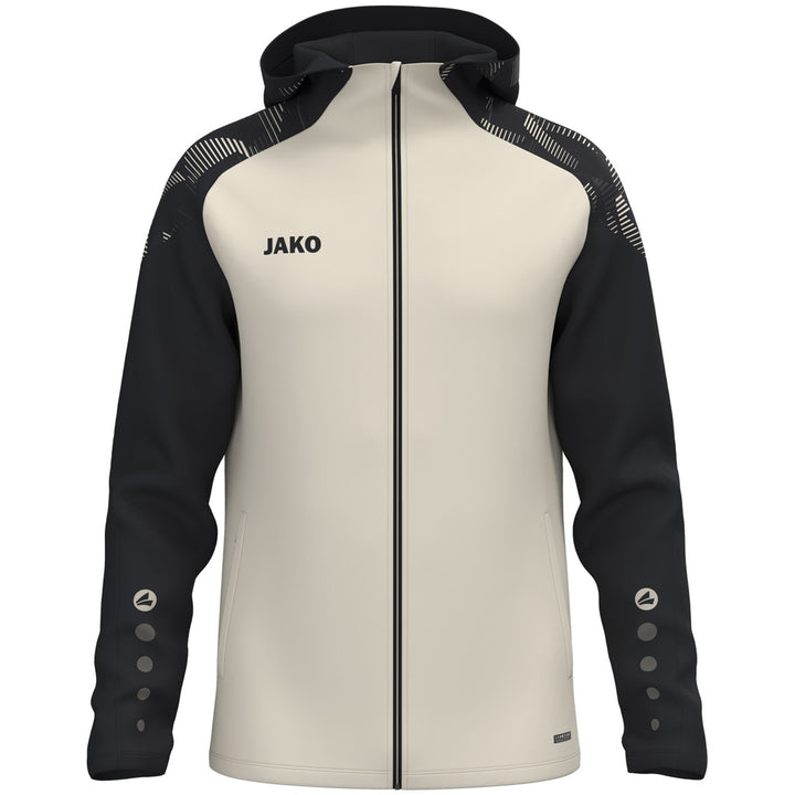 Jako Kapuzenjacke Sonic - off white/schwarz