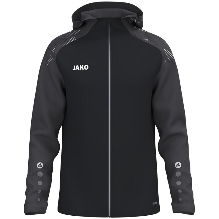 Jako Kapuzenjacke Sonic - schwarz/anthrazit