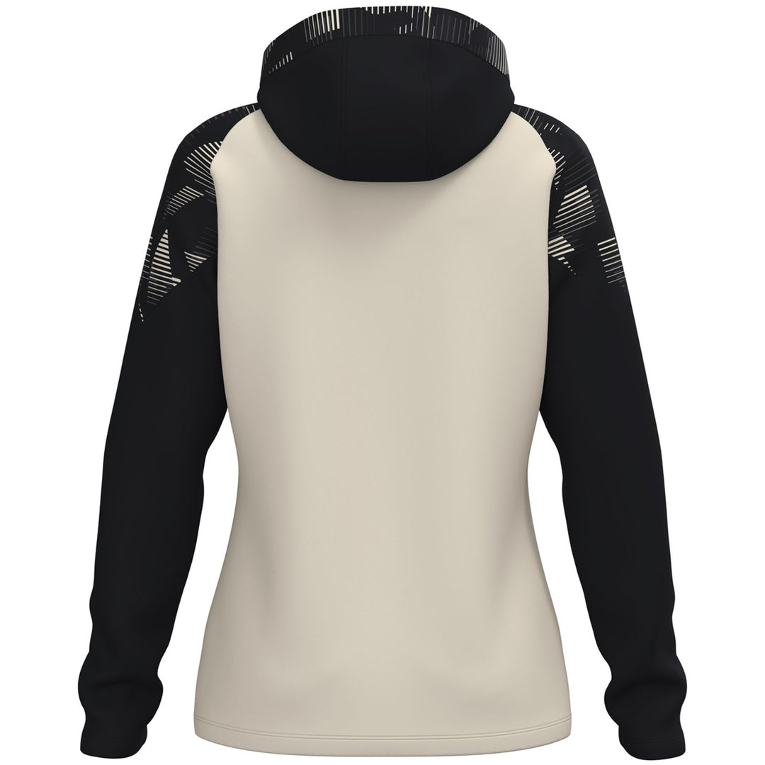 Jako Kapuzenjacke Sonic Damen - off white/schwarz