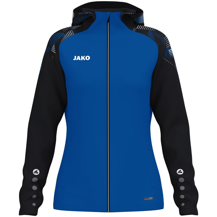 Jako Kapuzenjacke Sonic Damen - royal/schwarz