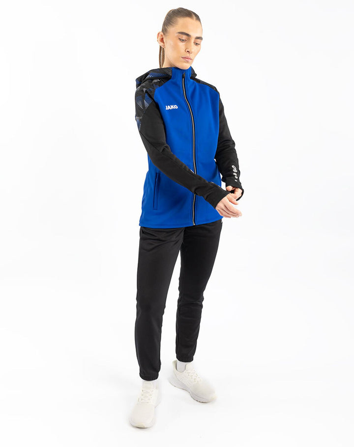 Jako Kapuzenjacke Sonic Damen - royal/schwarz