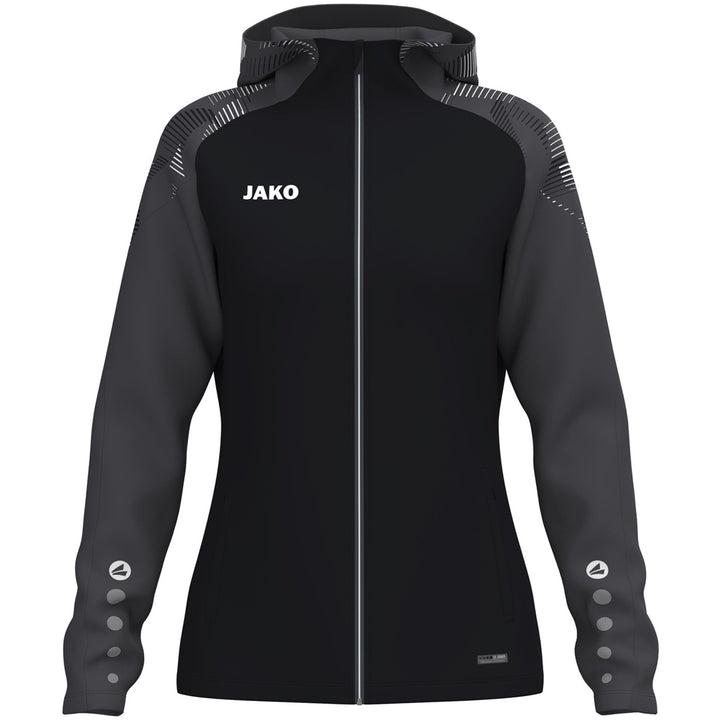 Jako Kapuzenjacke Sonic Damen - schwarz/anthrazit