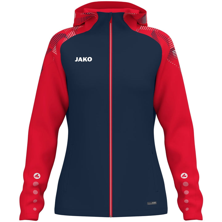 Jako Kapuzenjacke Sonic Damen - marine/rot