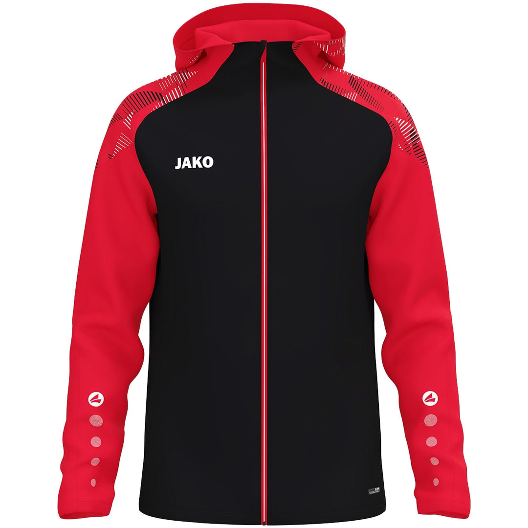 Jako Kapuzenjacke Sonic - schwarz/rot