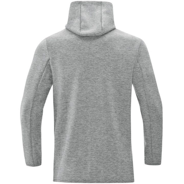 Jako Kapuzenjacke Premium Basics - hellgrau meliert