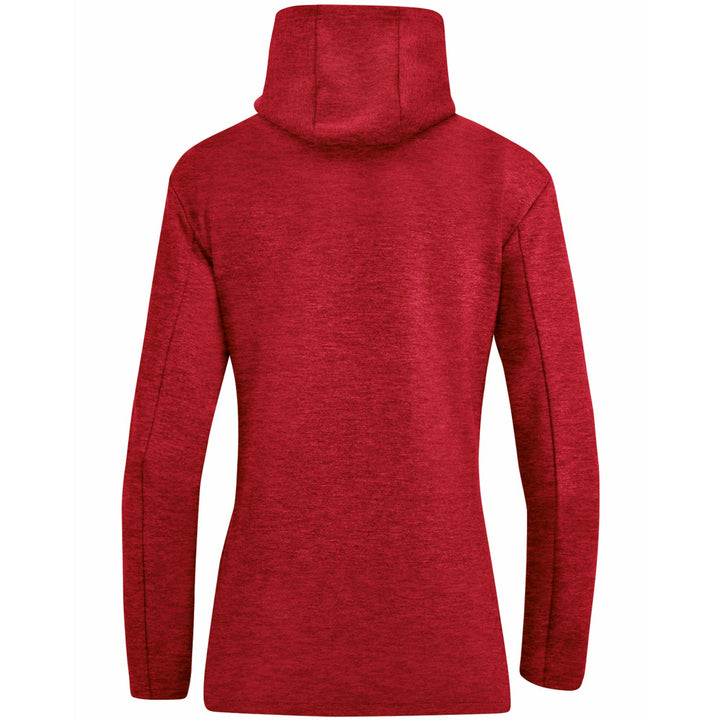 Jako Kapuzenjacke Premium Basics - rot meliert