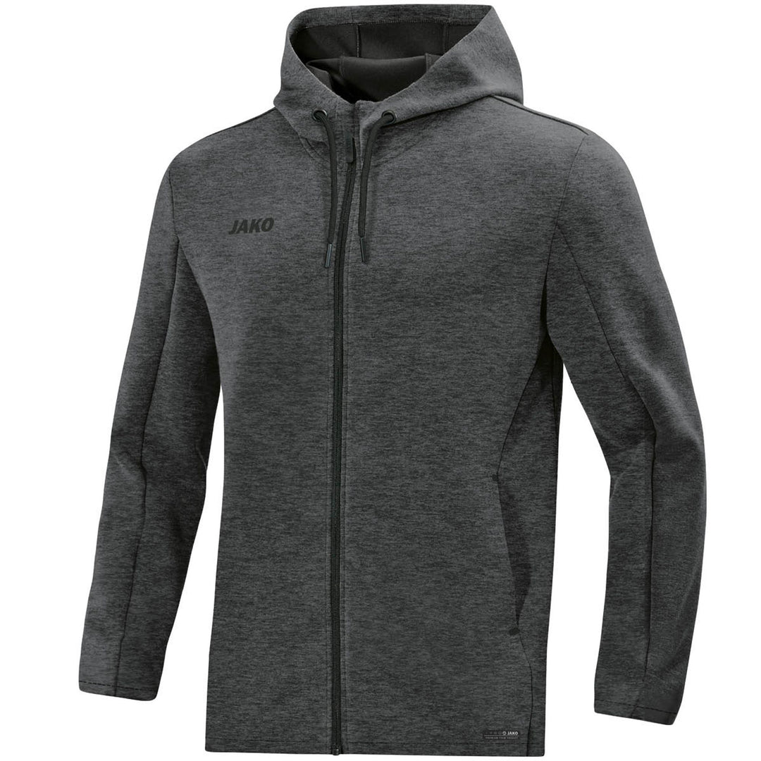 Jako Kapuzenjacke Premium Basics - anthrazit meliert