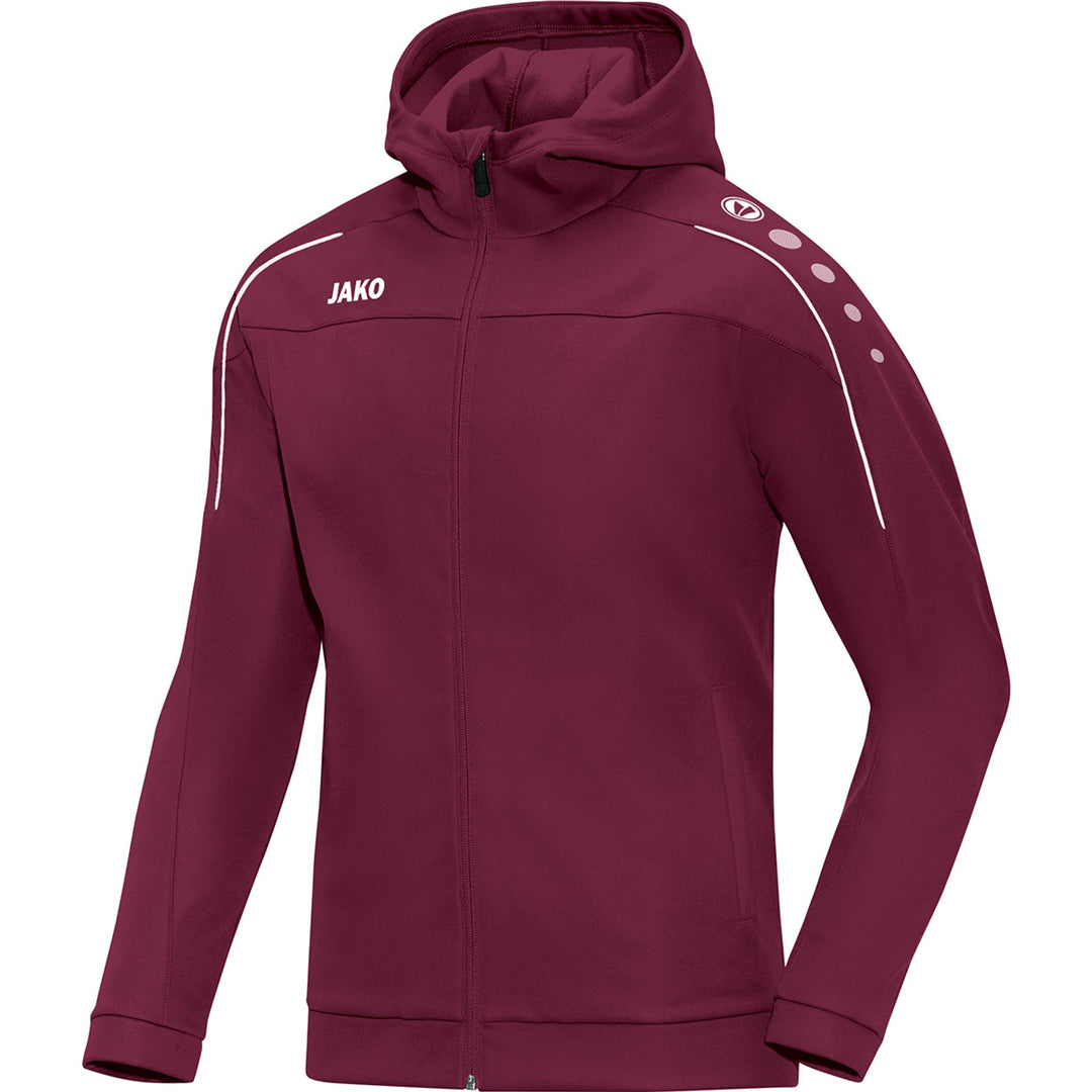 Jako Kapuzenjacke Classico - maroon