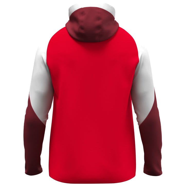 Jako Kapuzenjacke Dynamic - rot/weiß/dunkelrot