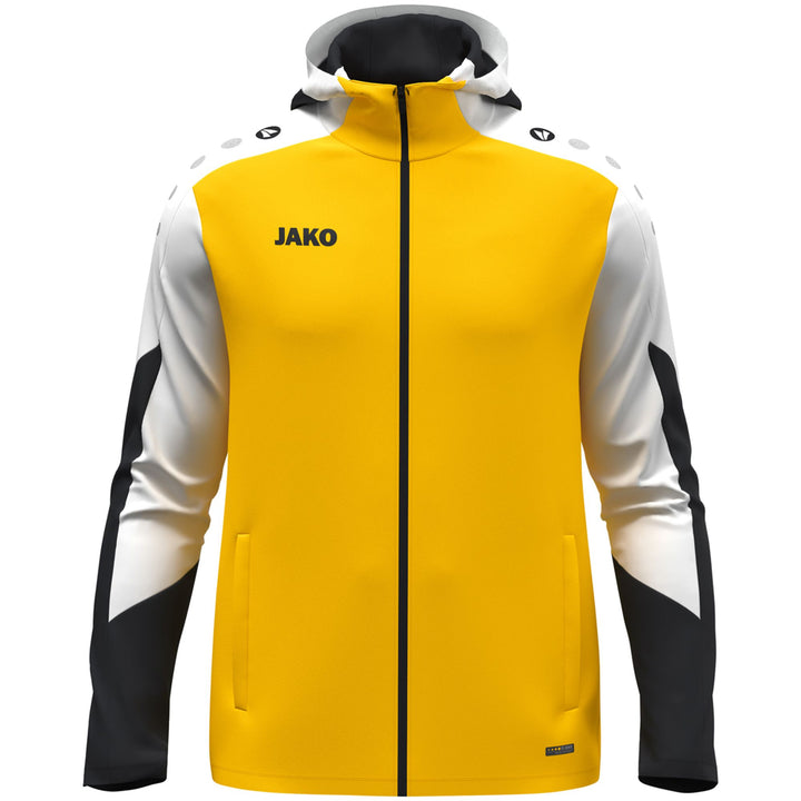 Jako Kapuzenjacke Dynamic - gelb/weiß/schwarz