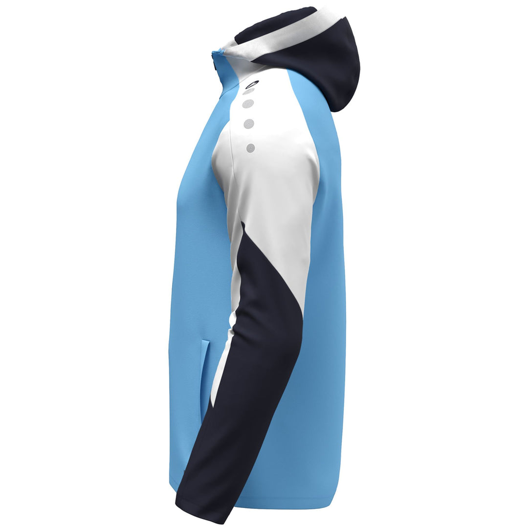 Jako Kapuzenjacke Dynamic - skyblue/weiß/marine