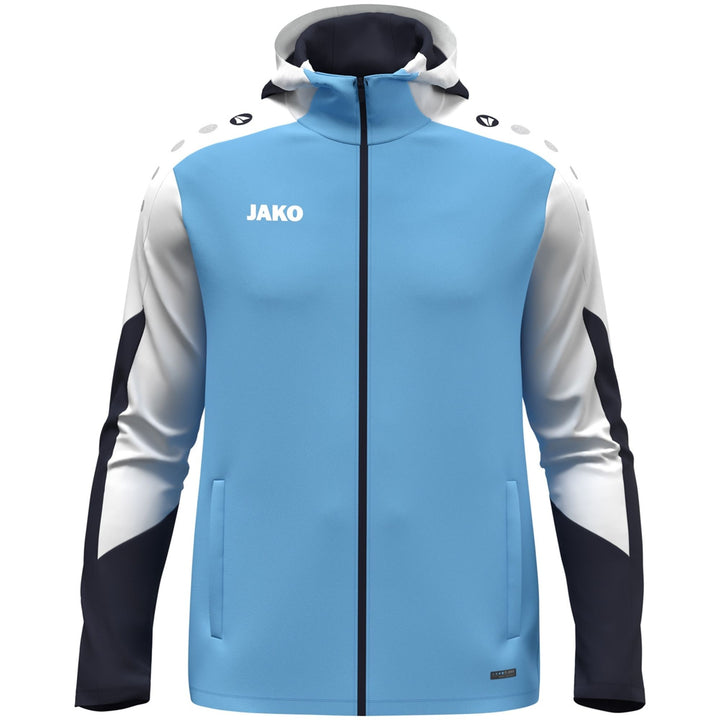 Jako Kapuzenjacke Dynamic - skyblue/weiß/marine