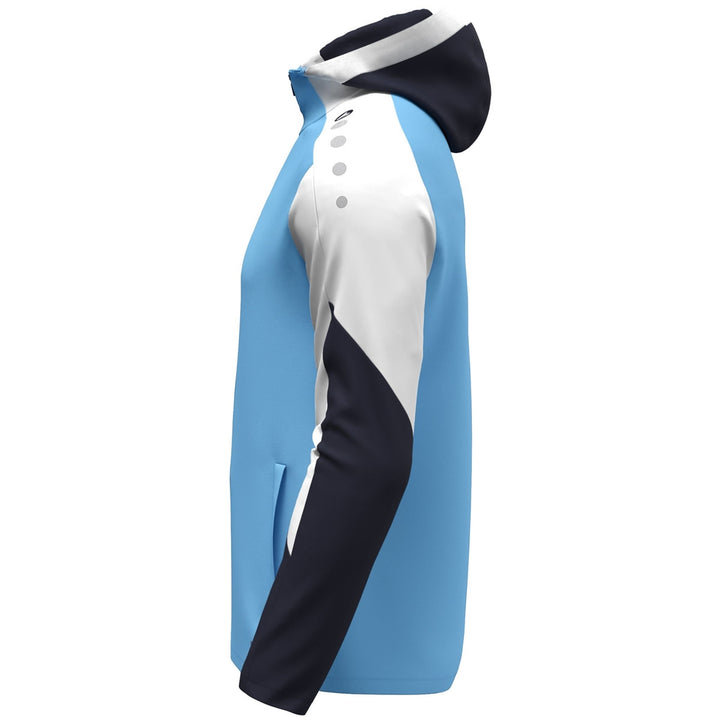 Jako Kapuzenjacke Dynamic - skyblue/weiß/marine