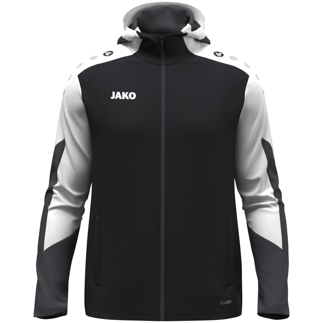 Jako Kapuzenjacke Dynamic - schwarz/weiß/anthrazit