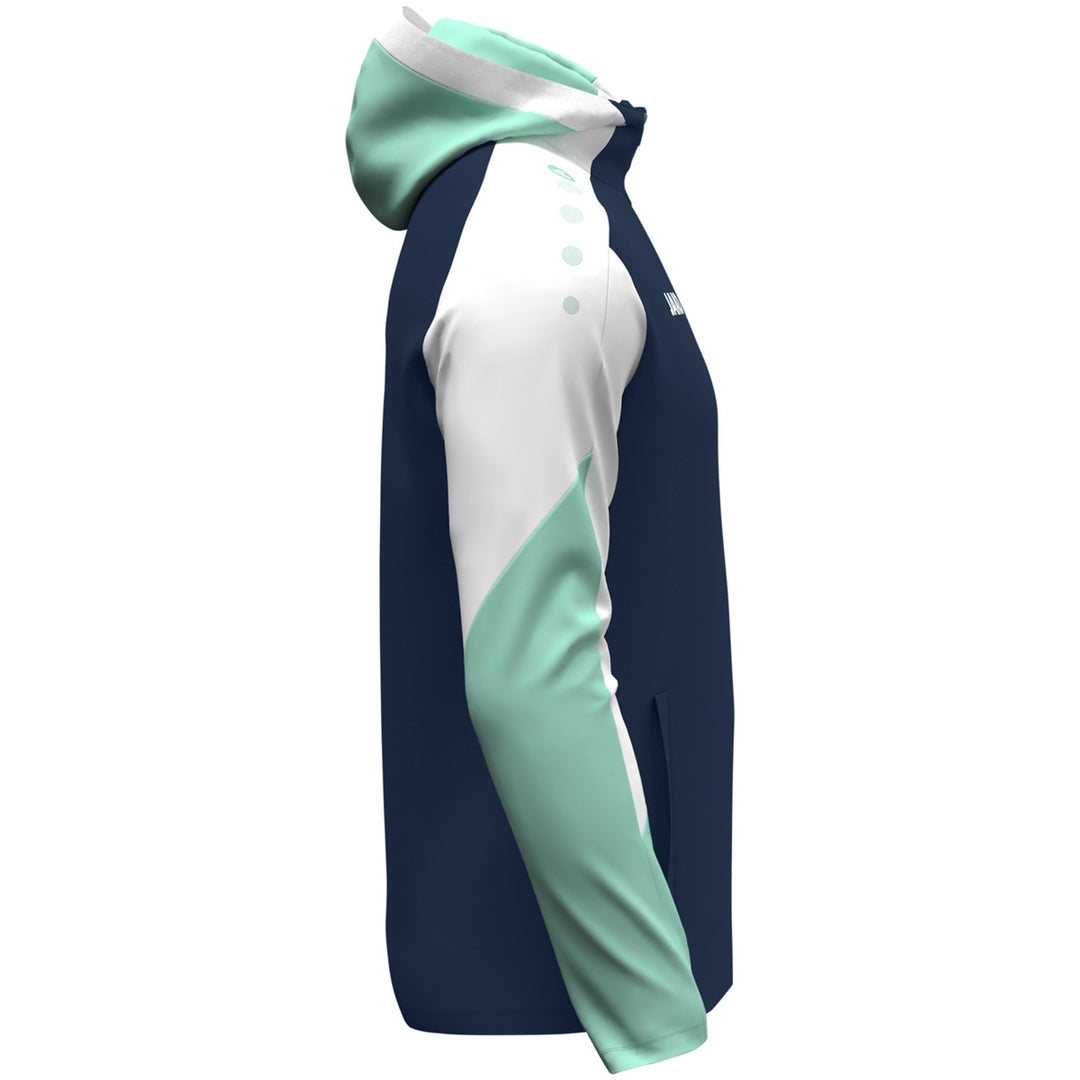 Jako Kapuzenjacke Dynamic - marine/weiß/minze