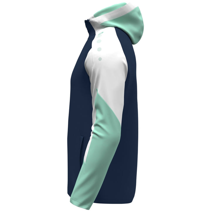 Jako Kapuzenjacke Dynamic - marine/weiß/minze