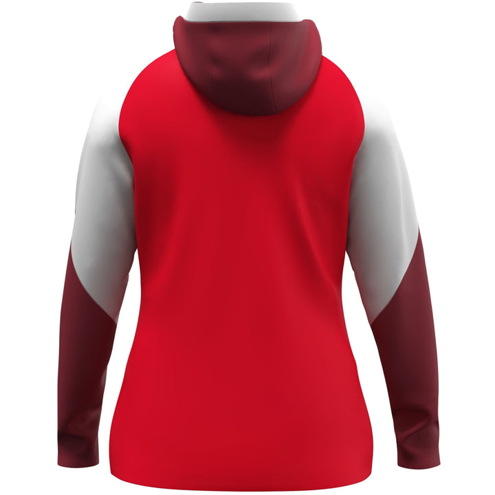 Jako Kapuzenjacke Dynamic Damen - rot/weiß/dunkelrot