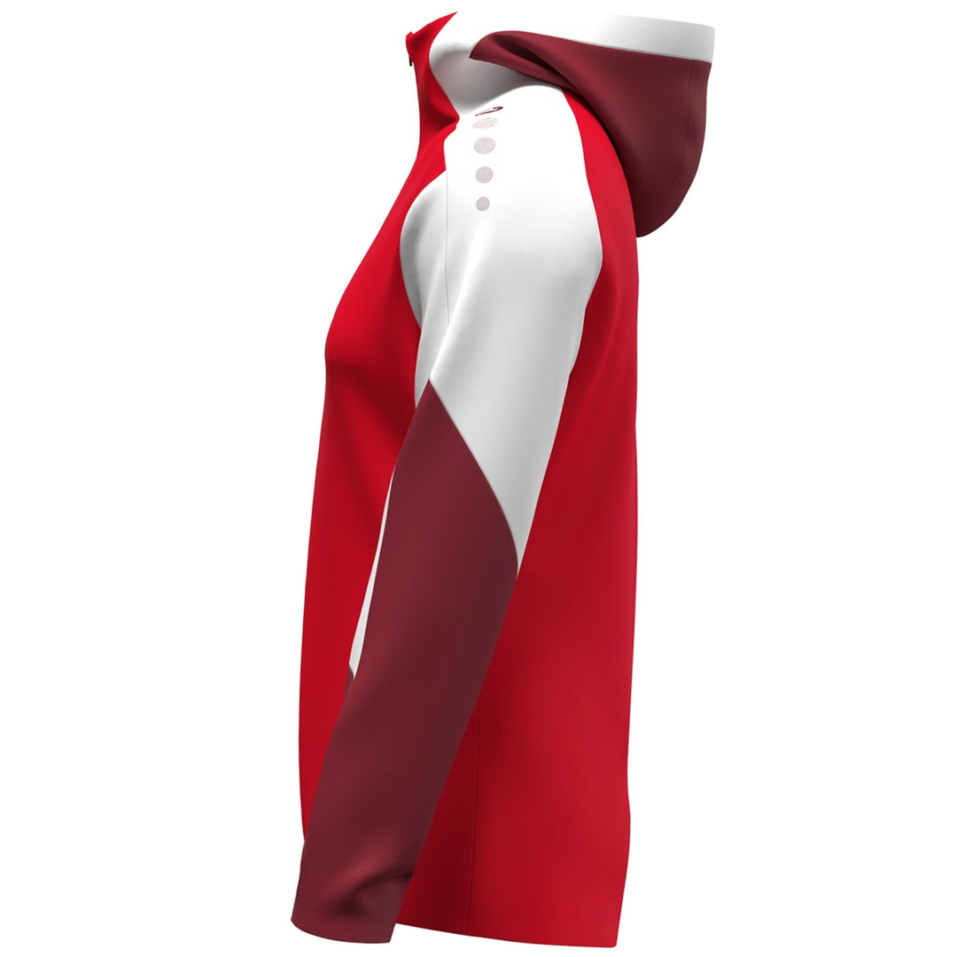 Jako Kapuzenjacke Dynamic Damen - rot/weiß/dunkelrot