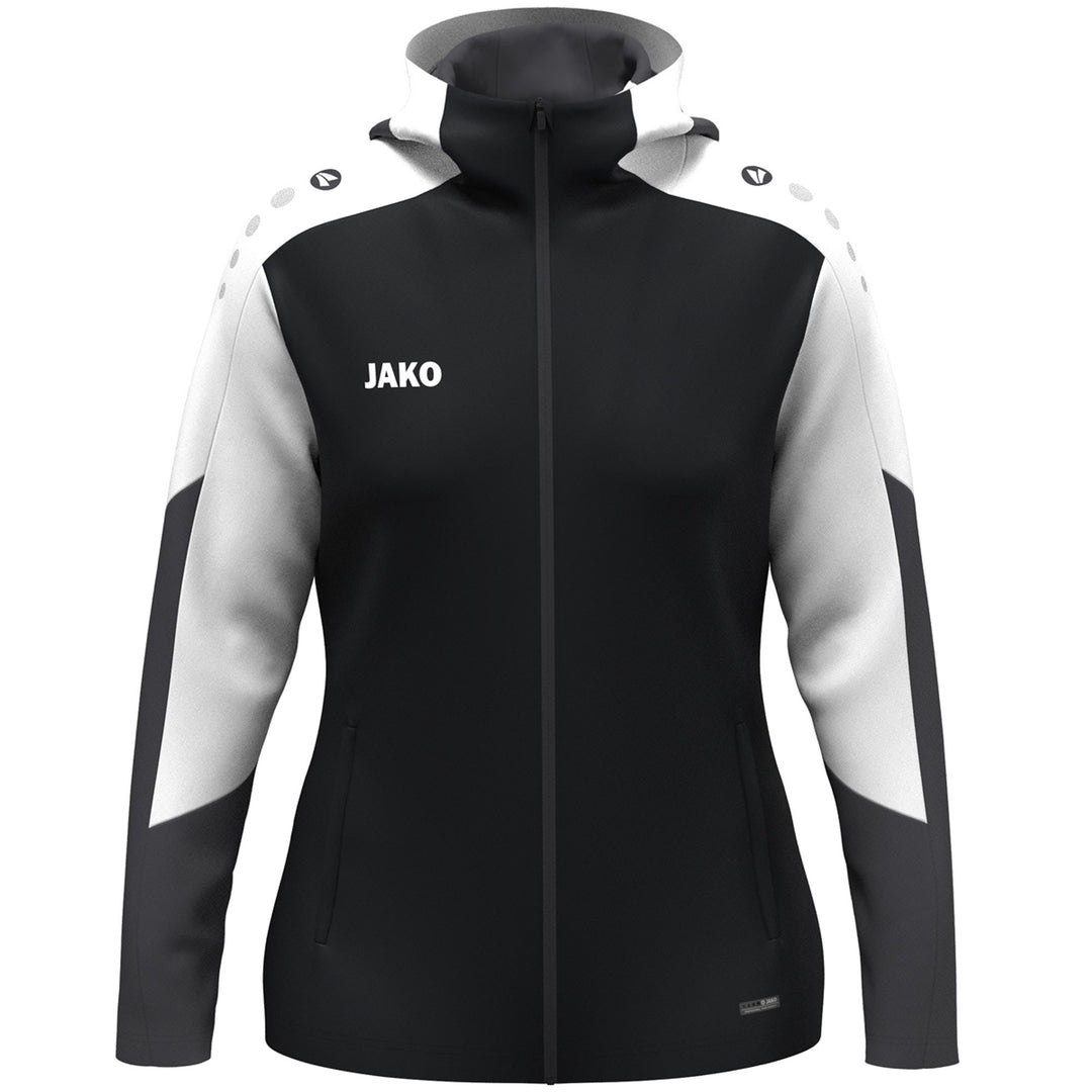Jako Kapuzenjacke Dynamic Damen - schwarz/weiß/anthrazit