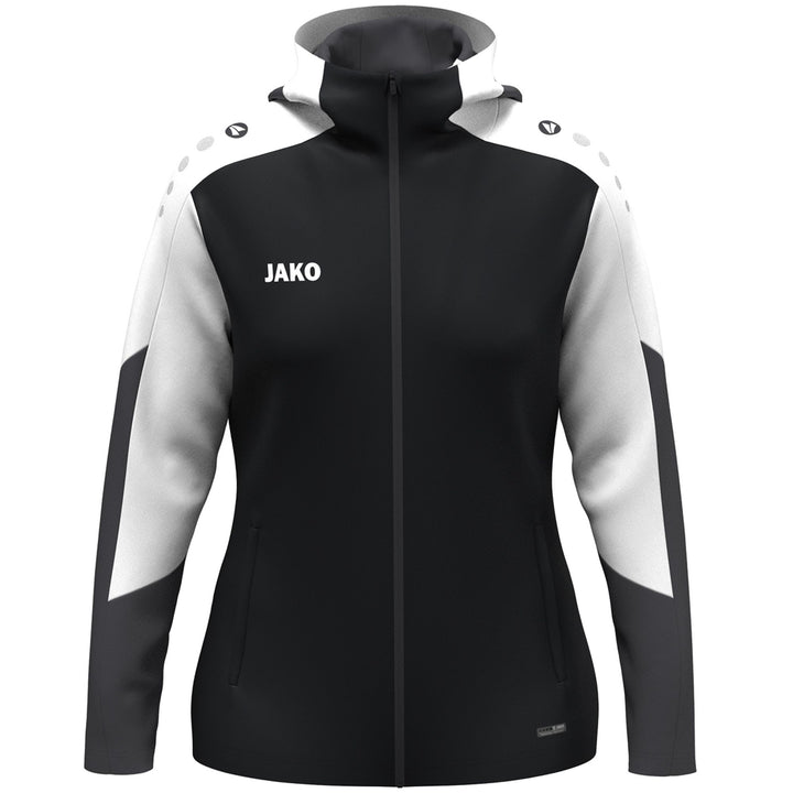 Jako Kapuzenjacke Dynamic Damen - schwarz/weiß/anthrazit