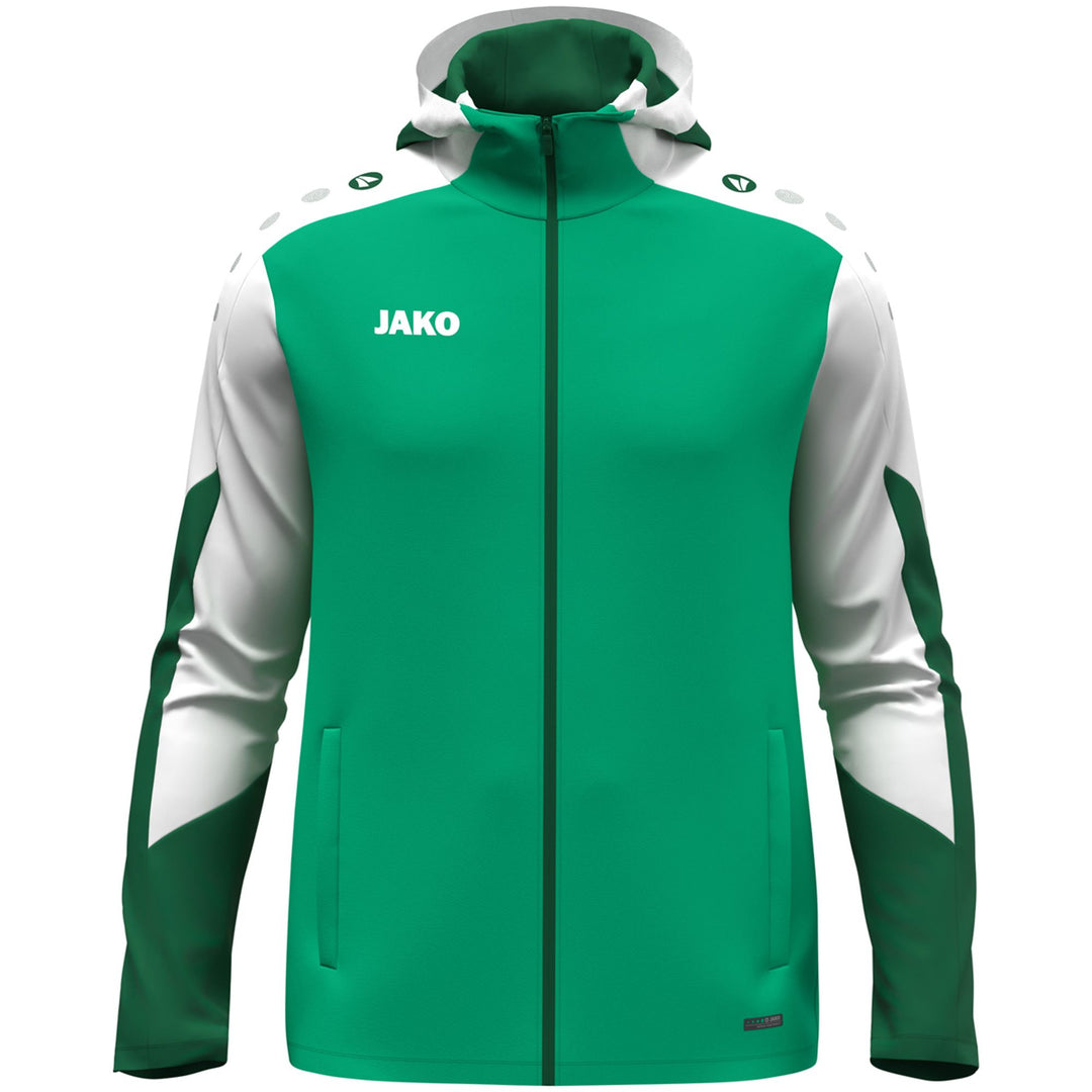 Jako Kapuzenjacke Dynamic - grün/weiß/dunkelgrün