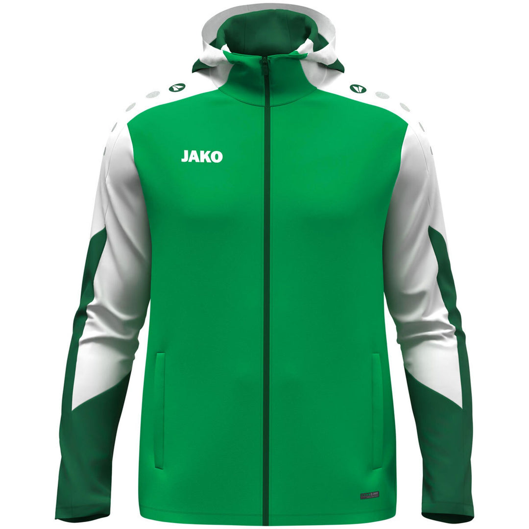 Jako Kapuzenjacke Dynamic - grün/weiß/dunkelgrün