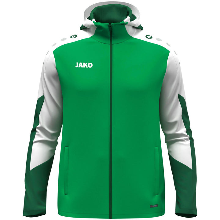 Jako Kapuzenjacke Dynamic - grün/weiß/dunkelgrün